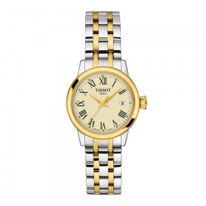 TISSOT Classic Dream Lady T129.210.22.263.00 Ανοξείδωτο ατσάλι Διμεταλλικό Λατινική αρίθμηση Quartz