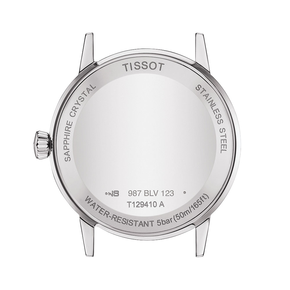 Tissot Classic Dream Lady T129.210.11.031.00 Quartz Ανοξείδωτο ατσάλι Μπρασελέ Ασημί χρώμα καντράν