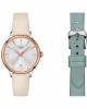 Tissot T-Lady T133.210.26.031.00 Quartz Ανοξείδωτο ατσάλι Ροζ δερμάτινο λουρί Καντράν από πλάκα λευκού φιλντίσι 