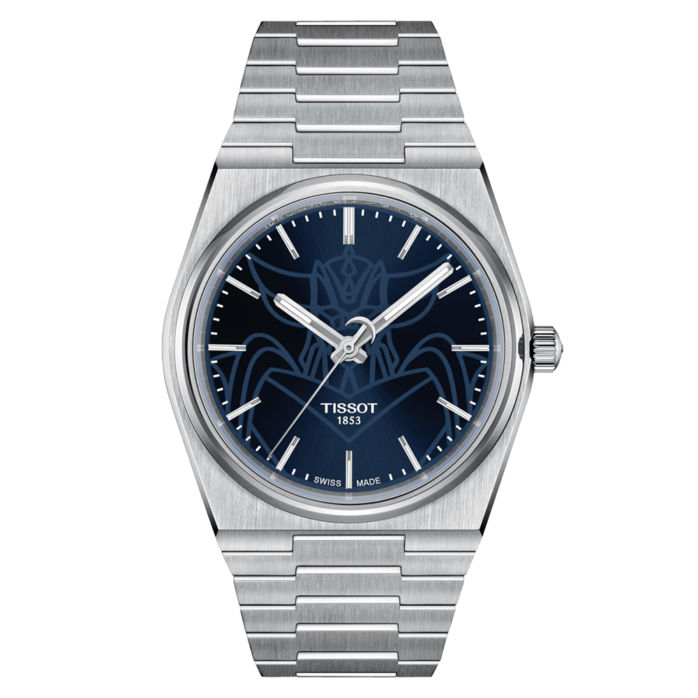 Tissot Prx UFO Robot Grendizer T137.407.11.041.02 Ανοξείδωτο ατσάλι Μπρασελέ Μπλε χρώμα καντράν
