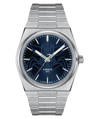 Tissot Prx UFO Robot Grendizer T137.407.11.041.02 Ανοξείδωτο ατσάλι Μπρασελέ Μπλε χρώμα καντράν