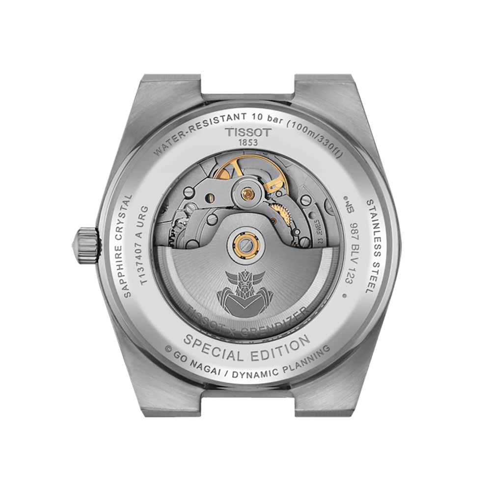 Tissot Prx UFO Robot Grendizer T137.407.11.041.02 Ανοξείδωτο ατσάλι Μπρασελέ Μπλε χρώμα καντράν