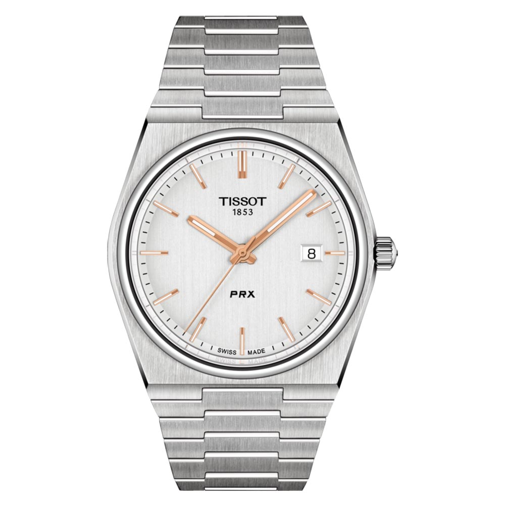 Tissot Prx T137.410.11.031.00 Quartz Ανοξείδωτο ατσάλι Μπρασελέ Ασημί χρώμα καντράν