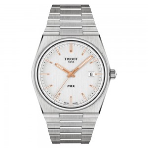 Tissot Prx T137.410.11.031.00 Quartz Ανοξείδωτο ατσάλι Μπρασελέ Ασημί χρώμα καντράν