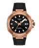 Tissot T-Race Powermatic 80 40MM T141.807.37.051.00 Επιχρυσωμένο ανοξείδωτο ατσάλι Μαύρο καουτσούκ λουρί Μαύρο χρώμα καντράν