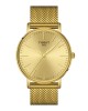 Tissot Everytime Gent T143.410.33.021.00 Quartz Επιχρυσωμένο ανοξείδωτο ατσάλι Μπρασελέ millanese Σαμπανιζέ χρώμα καντράν