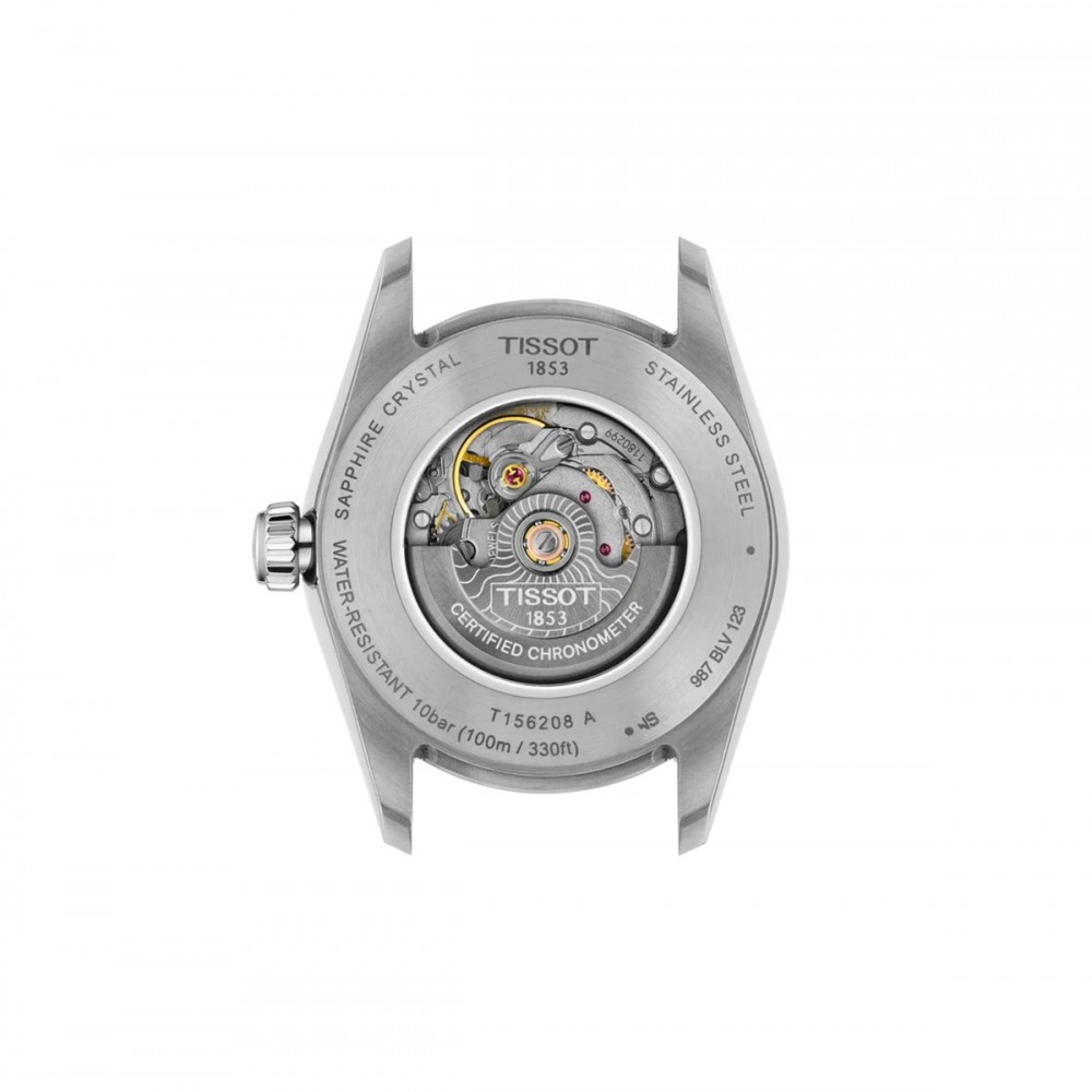 Tissot Ballade 30MM T156.208.22.033.01 Αυτόματο Ανοξείδωτο ατσάλι Διμεταλλικό Μπρασελέ Ασημί χρώμα καντράν Επιχρυσωμένη στεφάνη