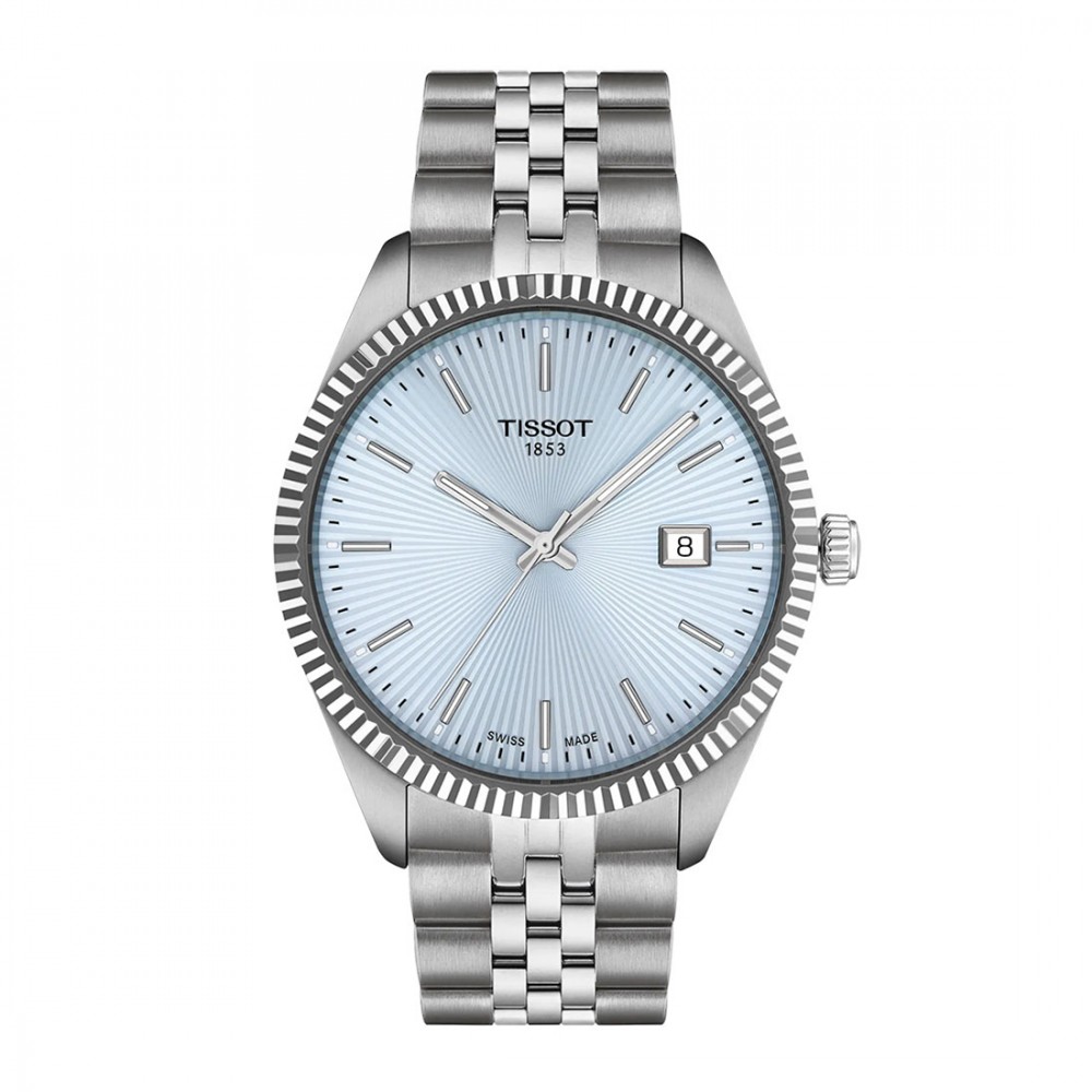 Tissot Ballade 40MM T156.410.11.351.00 Quartz Ανοξείδωτο ατσάλι Μπρασελέ Γαλάζιο χρώμα καντράν