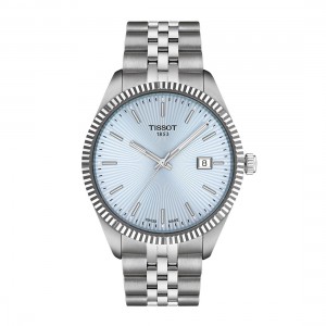 Tissot Ballade 40MM T156.410.11.351.00 Quartz Ανοξείδωτο ατσάλι Μπρασελέ Γαλάζιο χρώμα καντράν