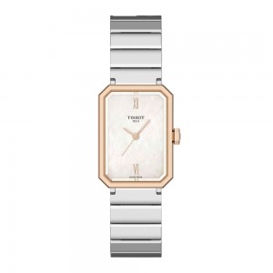 Tissot Srv 30MM T160.110.21.113.00 Quartz Ανοξείδωτο ατσάλι Μπρασελέ Λευκό φιλντίσι καντράν