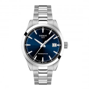 Tissot Gentleman T165.807.11.041.00 Ανοξείδωτο ατσάλι Μπρασελέ Μπλε χρώμα καντράν