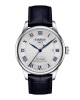 Tissot Le Locle Powermatic 80 T006.407.11.033.03 Ανοξείδωτο ατσάλι Μπλε δερμάτινο λουρί Ασημί χρώμα καντράν Λατινική αρίθμηση