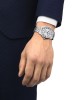 Tissot Le Locle Powermatic 80 T006.407.11.033.03 Ανοξείδωτο ατσάλι Μπλε δερμάτινο λουρί Ασημί χρώμα καντράν Λατινική αρίθμηση
