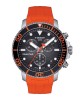TISSOT Seastar 1000 Quartz Chronograph T120.417.17.051.01 Ανοξείδωτο ατσάλι Καουτσούκ λουρί Στεφάνη αλουμινίου Καταδυτικό