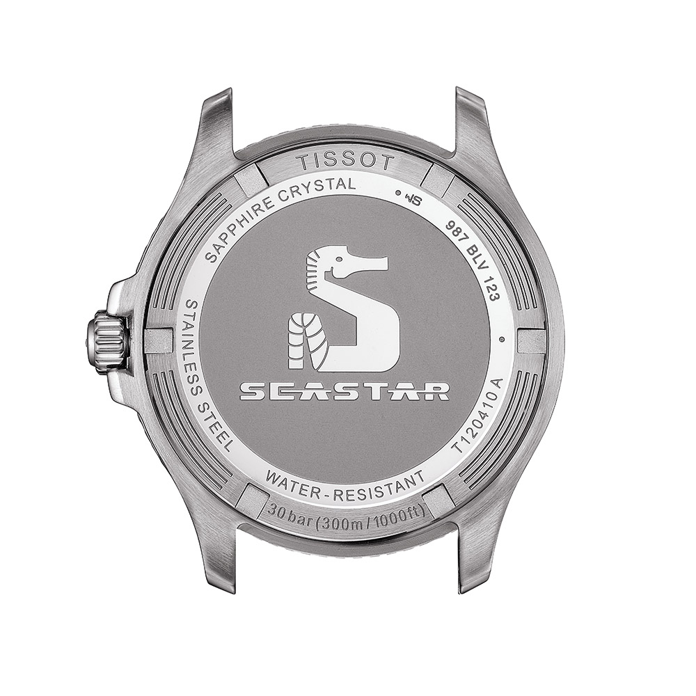 Tissot Seastar 1000 40MM T120.410.22.051.00 Quartz Ανοξείδωτο ατσάλι Μπρασελέ Μαύρο χρώμα καντράν Κεραμική στεφάνη Καταδυτικό