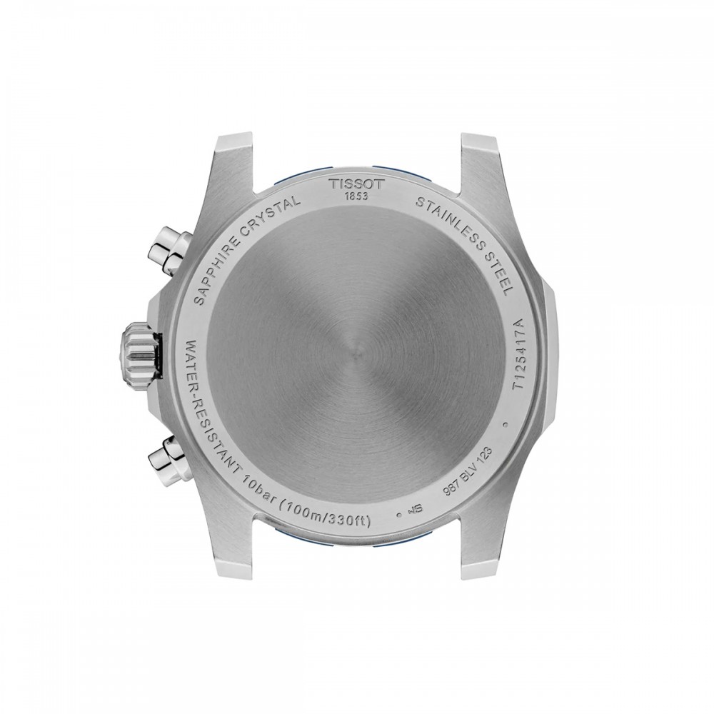 Tissot Supersport Chronograph T125.417.11.041.00 Quartz Ανοξείδωτο ατσάλι Μπρασελέ Μπλε χρώμα καντράν