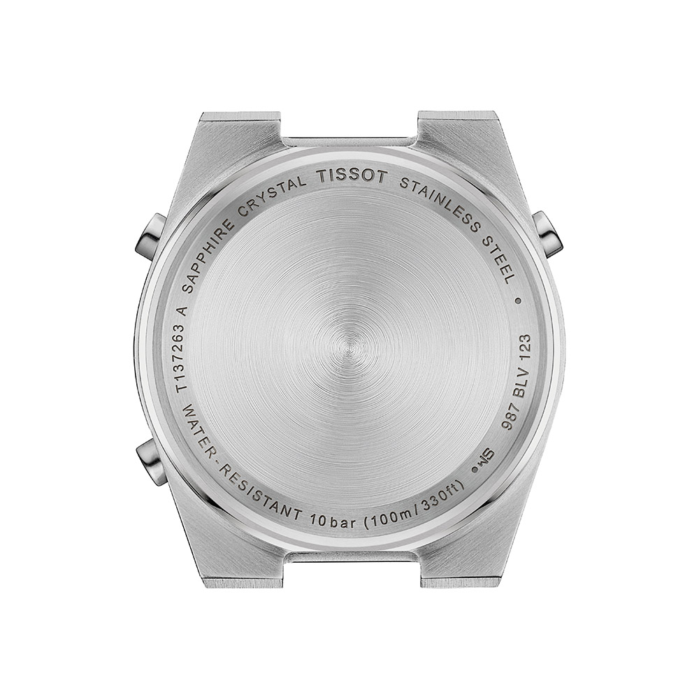 Tissot Prx Digital 35 MM T137.263.11.050.00 Quartz Ανοξείδωτο ατσάλι Μπρασελέ Μαύρο χρώμα καντράν