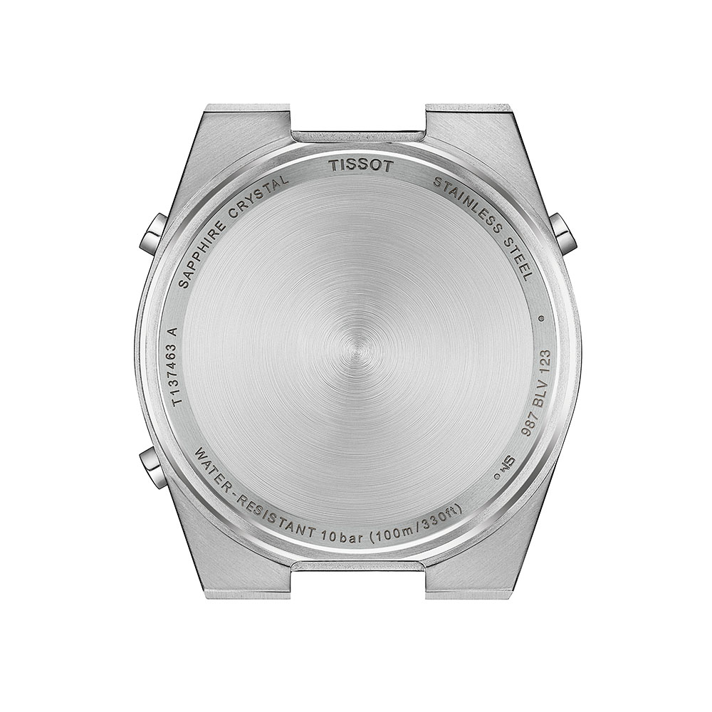 Tissot Prx Digital T137.463.11.050.00 Quartz Ανοξείδωτο ατσάλι Μπρασελέ Μαύρο χρώμα καντράν