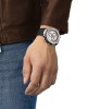Tissot T-Race Chronograph T141.417.17.011.00 Quartz Ανοξείδωτο ατσάλι Μαύρο καουτσούκ λουρί Λευκό χρώμα καντράν