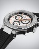 Tissot T-Race Chronograph T141.417.17.011.00 Quartz Ανοξείδωτο ατσάλι Μαύρο καουτσούκ λουρί Λευκό χρώμα καντράν