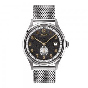 Tissot Heritage Small Second 1938 Cosc T142.428.11.082.00 Automatic Stainless steel Bracelet millanese Grey color dial