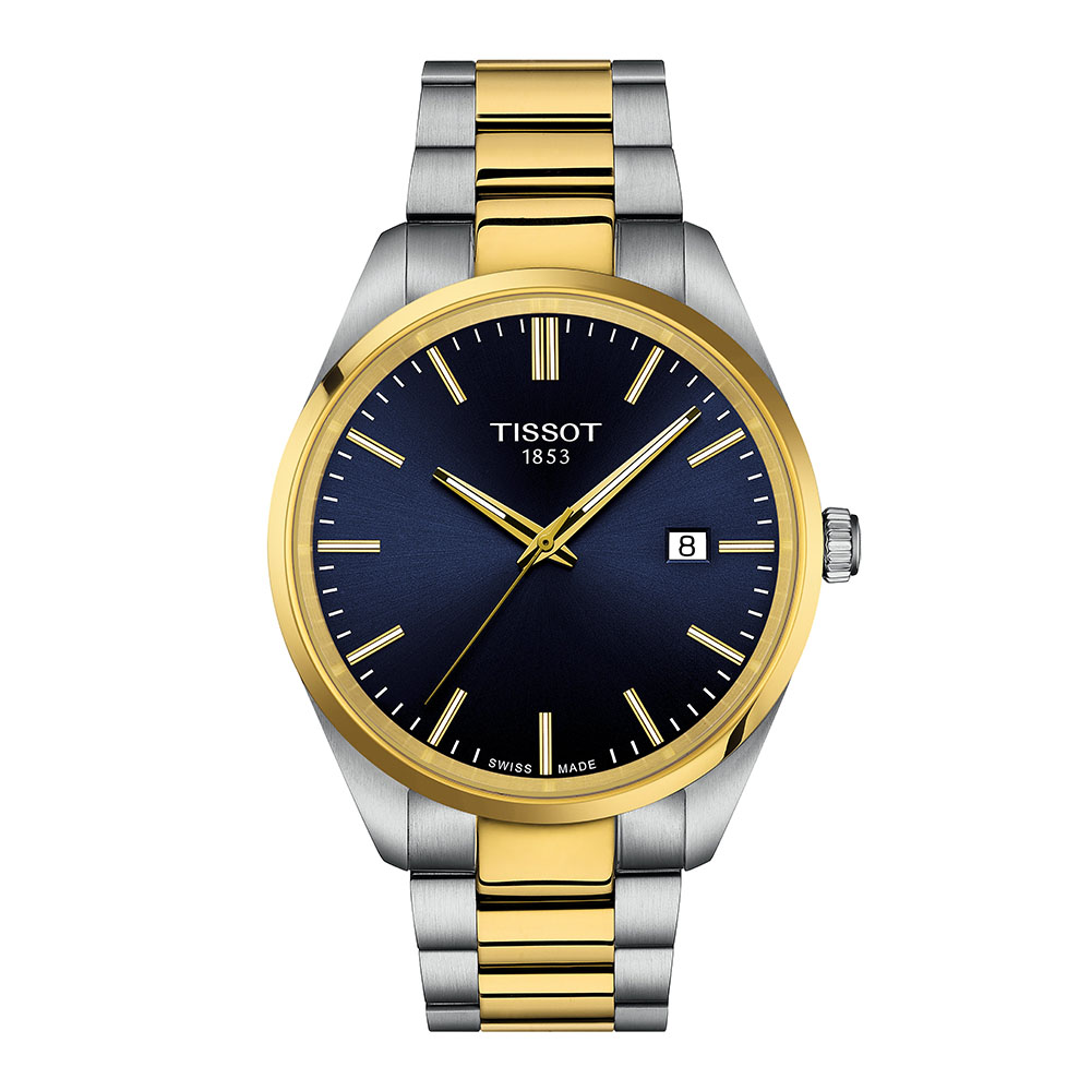Tissot PR 100 T150.410.22.041.00 Quartz Ανοξείδωτο ατσάλι Μπρασελέ Μπλε καντράν