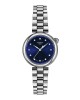 Tissot Desir 28mm T152.010.11.046.00 Αυτόματο Ανοξείδωτο ατσάλι Μπρασελέ Μπλε χρώμα καντράν Διαμάντια