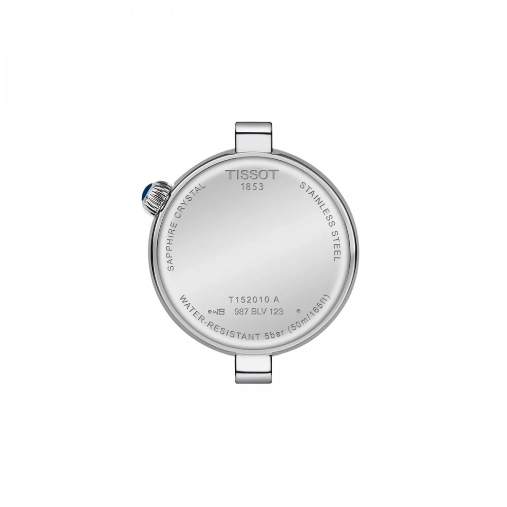 Tissot Desir 28mm T152.010.11.046.00 Αυτόματο Ανοξείδωτο ατσάλι Μπρασελέ Μπλε χρώμα καντράν Διαμάντια