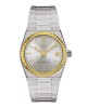 Tissot Prx Powermatic 80 18K Gold Bezel T931.207.41.031.01 Ανοξείδωτο ατσάλι Μπρασελέ Ασημί χρώμα καντράν