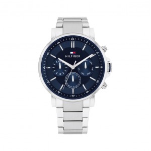 Tommy Hilfiger Tyson 1710588 Quartz Ανοξείδωτο ατσάλι Μπρασελέ Μπλε χρώμα καντράν