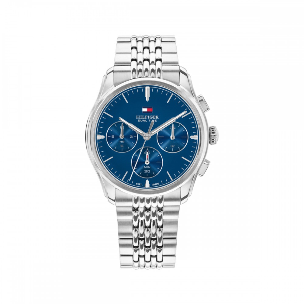 Tommy Hilfiger Empire 1710811 Quartz Ανοξείδωτο ατσάλι Μπρασελέ Μπλε χρώμα καντράν