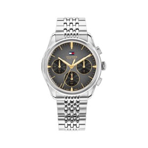 Tommy Hilfiger Empire 1710812 Quartz Ανοξείδωτο ατσάλι Μπρασελέ Μαύρο χρώμα καντράν