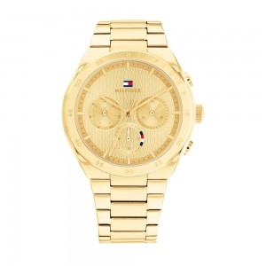 Tommy Hilfiger Carrie 1782575 Quartz Multi function Plated stainless steel Bracelet Gold color dial