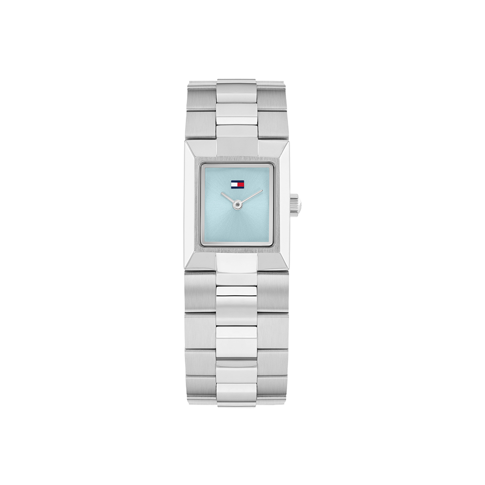 Tommy Hilfiger Ivy 1782797 Quartz Ανοξείδωτο ατσάλι Μπρασελέ Γαλάζιο χρώμα καντράν