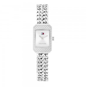 Tommy Hilfiger Sarah 1782841 Quartz Ανοξείδωτο ατσάλι Μπρασελέ Ασημί χρώμα καντράν