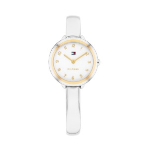 Tommy Hilfiger Demi Bangle 1782894 Quartz Ανοξείδωτο ατσάλι Μπρασελέ Ασημί χρώμα καντράν