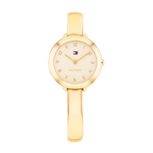 Tommy Hilfiger Demi Bangle 1782895 Quartz Επιχρυσωμένο Ανοξείδωτο ατσάλι Μπρασελέ Χρυσό χρώμα καντράν