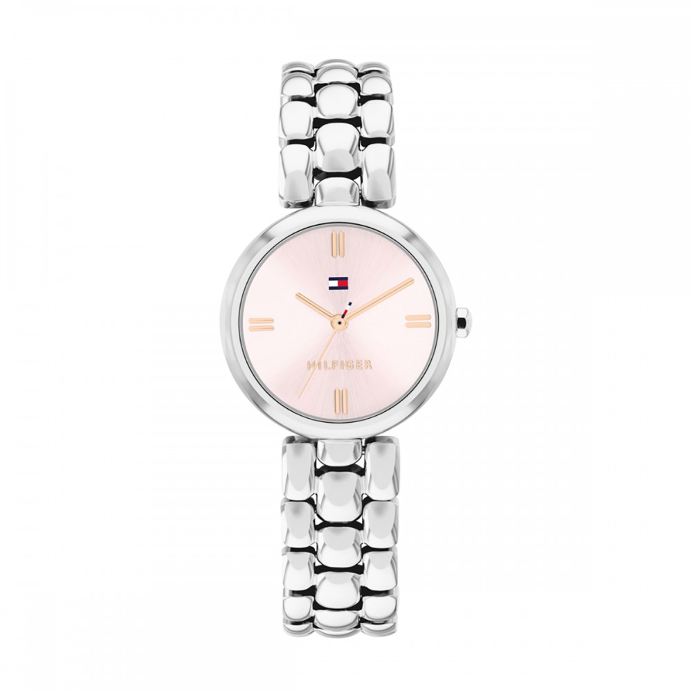 Tommy Hilfiger Annie 1782926 Quartz Ανοξείδωτο ατσάλι Μπρασελέ Ροζ χρώμα καντράν