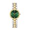 Tommy Hilfiger Annie 1782927 Quartz Επιχρυσωμένο Ανοξείδωτο ατσάλι Διμεταλλικό Μπρασελέ Πράσινο χρώμα καντράν