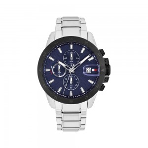 Tommy Hilfiger Jameson 1792198 Quartz Multi function Stainless steel Brachelet Blue color dial