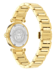 Versace Greek VE5B00625 Three Hands Επιχρυσωμένο ανοξείδωτο ατσάλι Μπρασελέ Μαύρο χρώμα καντράν