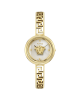 Versace Medusa Eclipse VE5F00226 Three Hands Επιχρυσωμένο ανοξείδωτο ατσάλι Μπρασελέ Ασημί χρώμα καντράν