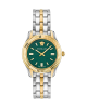 Versace Greca Time Lady VE6C00423 Quartz Stainless steel Bracelet Green color dial Plated bezel