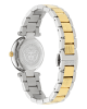 Versace Revive Petite VEBFA0324 Three Hands Ανοξείδωτο ατσάλι Μπρασελέ Πράσινο χρώμα καντράν Επιχρυσωμένη στεφάνη