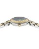 Versace Revive Petite VEBFA0324 Three Hands Ανοξείδωτο ατσάλι Μπρασελέ Πράσινο χρώμα καντράν Επιχρυσωμένη στεφάνη