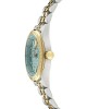 Versace V-Code Lady VE8I00524 Quartz Ανοξείδωτο ατσάλι Διμεταλλικό Μπρασελέ Τιρκουάζ χρώμα καντράν Επιχρυσωμένη στεφάνη