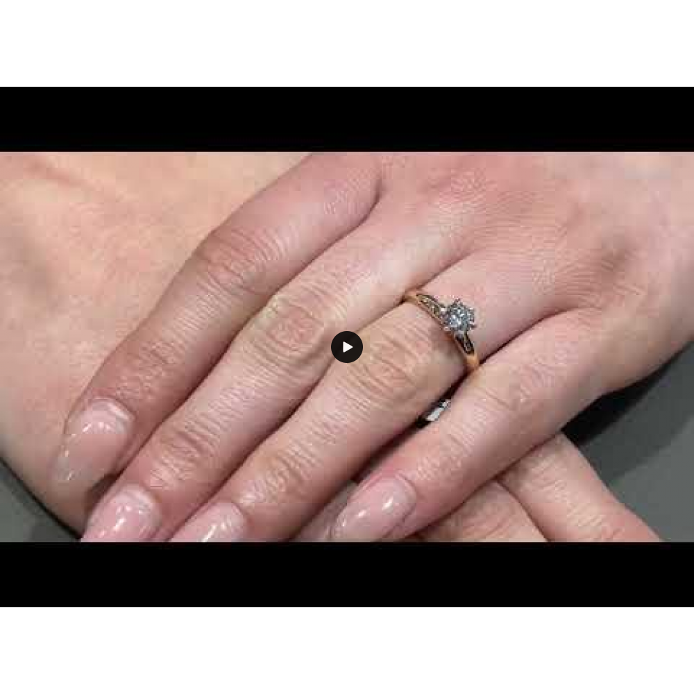 Μονόπετρο δαχτυλίδι Ροζ χρυσός Κ14 με ημιπολύτιμη πέτρα Κωδικός 008976