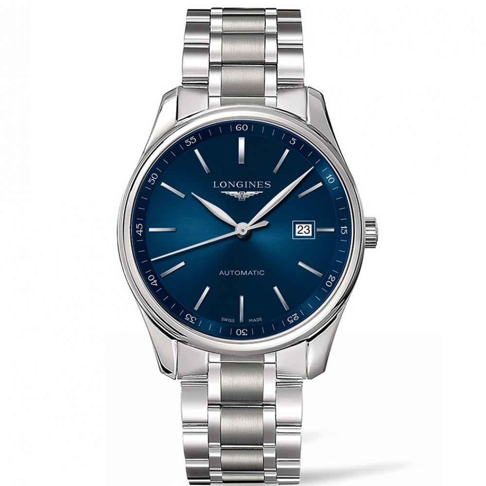 Longines Master Collection L2.893.4.92.6 Αυτόματο Ανοξείδωτο ατσάλι Μπρασελέ Μπλε χρώμα καντράν