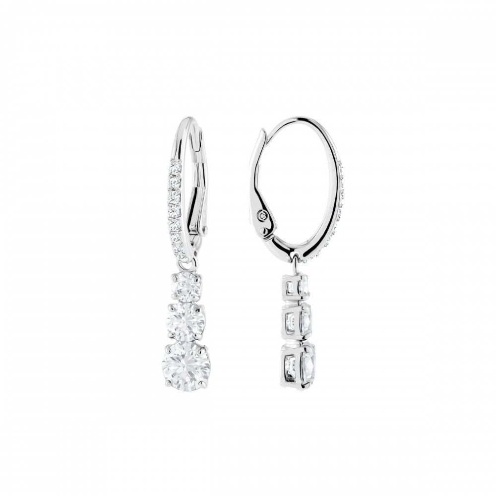 Swarovski Σκουλαρίκια Timeless 5416155 Επιπλατινωμένα
