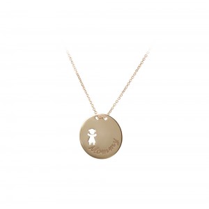 Necklace Mammy Pink gold K14 Code 005214 